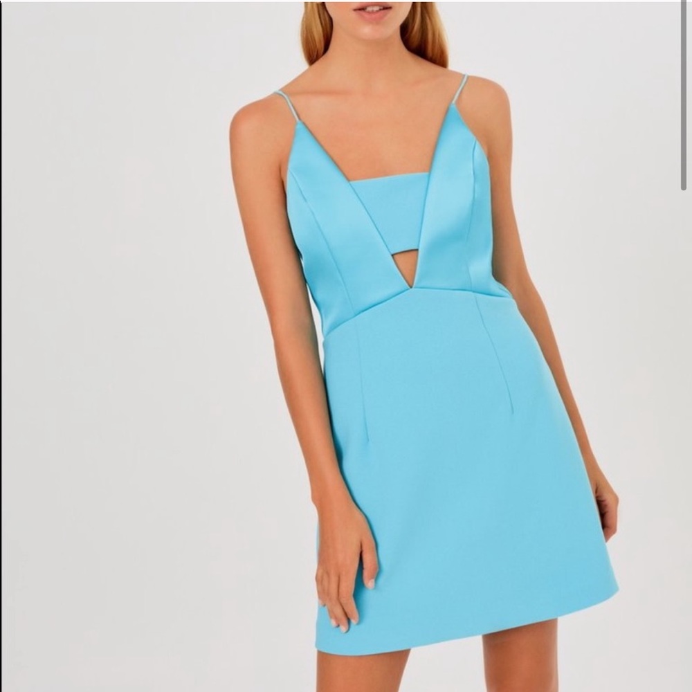 Finders Keepers Aqua mini dress